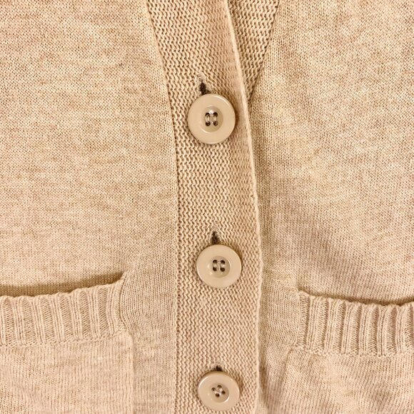 Costa Blanca cotton, nylon, angora Cardigan Knit Sweater color beige - large - Picture 7 of 16